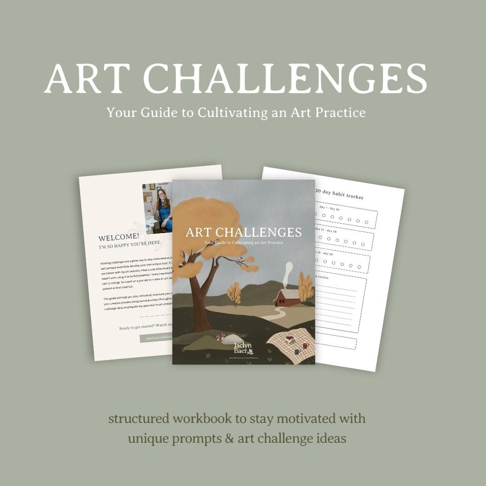 Art Challenges Guide & Printable Workbook - Image 2